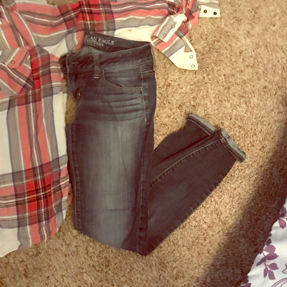 AE jeggings